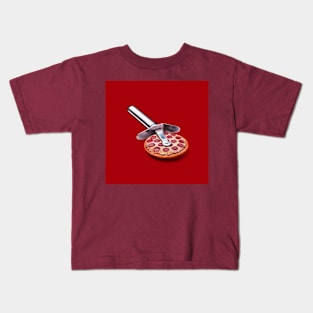 pizza surrealism Kids T-Shirt